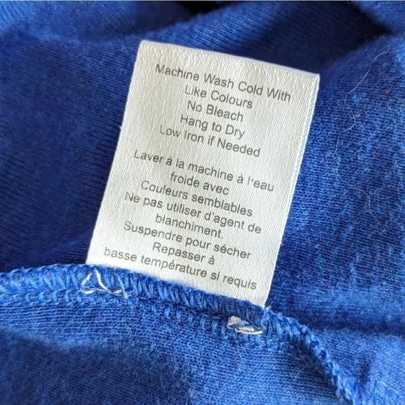 Aritzia TNA Pomona Blue Rolled Sleeve Shirt - Picture 5 of 5